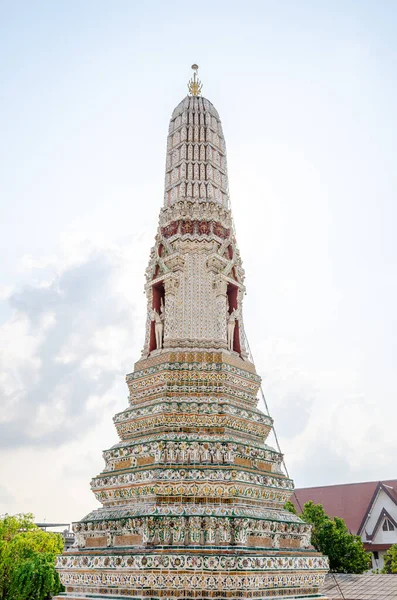 Spire Buddhist Temple Wat Arun Also Known Temple Dawn Bangkok — Stock Photo, Image