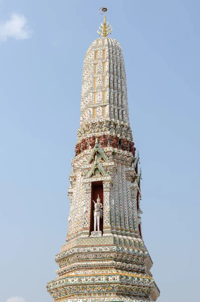 Bangkok Tayland Daki Wat Arun Tapınağının Tepesinde — Stok fotoğraf