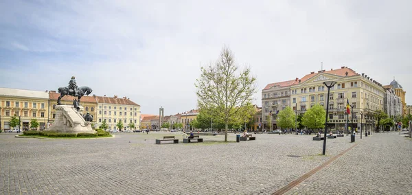 Cluj Napoca Rumunsko Května 2020 Unirii Nebo Union Square Městě — Stock fotografie
