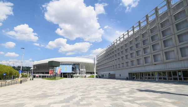 Cluj Napoca Rumænien May 2020 Multipurpose Hall Eller Polyvalent Hall - Stock-foto