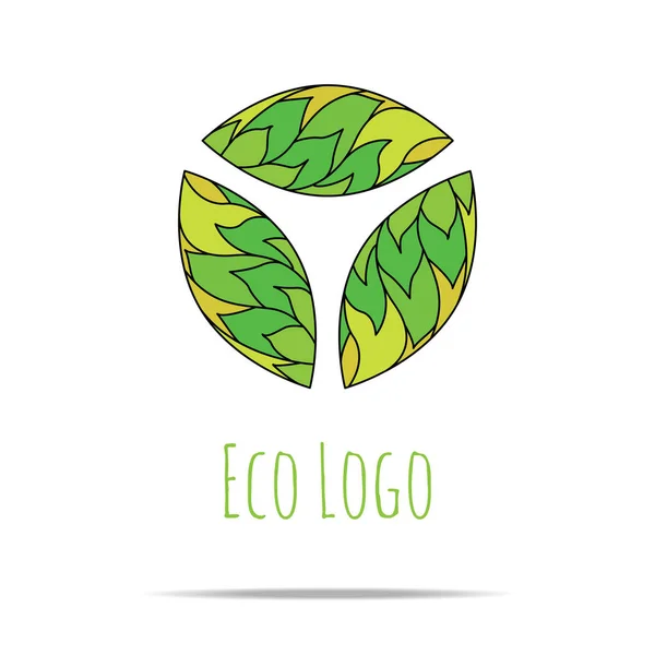 Logotipo cosmético ecológico — Archivo Imágenes Vectoriales