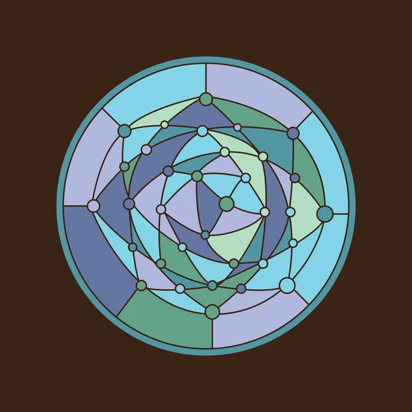 Patrón de círculo abstracto — Vector de stock