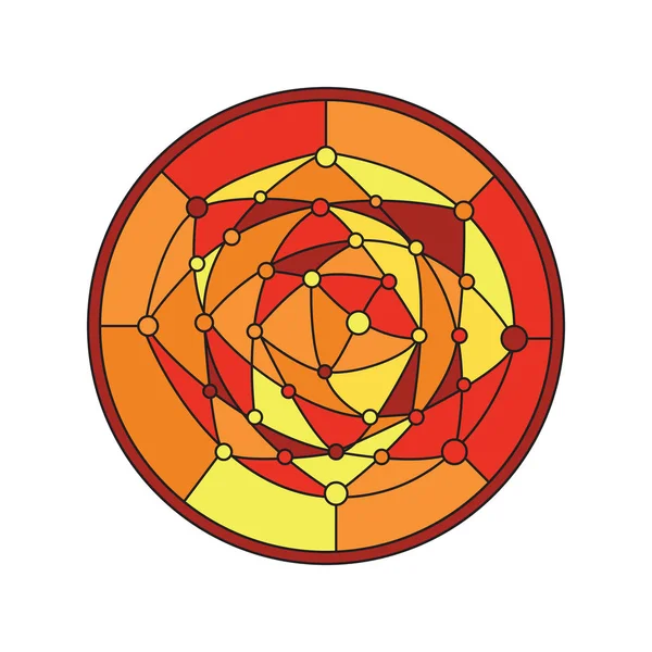 Patrón de círculo abstracto — Vector de stock
