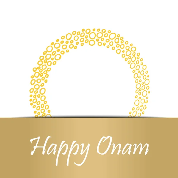 Carte Happy Onam — Image vectorielle