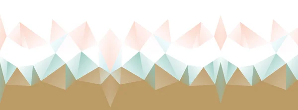 Banner with triangles — Stock Vector