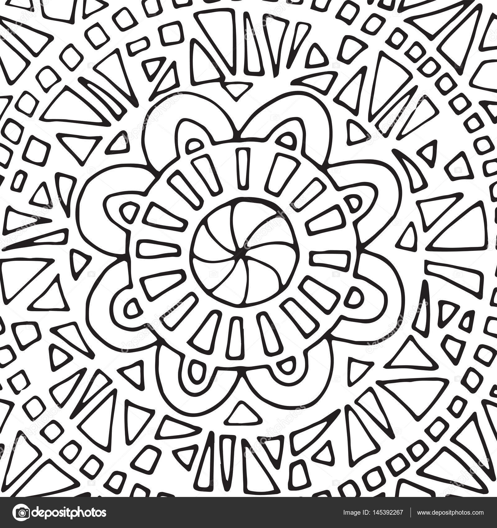 Zentangle mandala tile Stock Vector by ©0112angel 145392267
