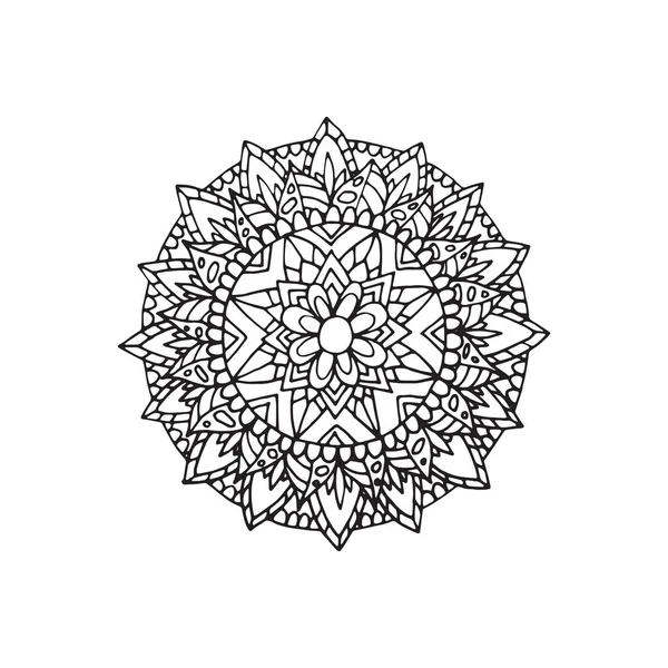 Zentangle mandala ve vektoru — Stockový vektor