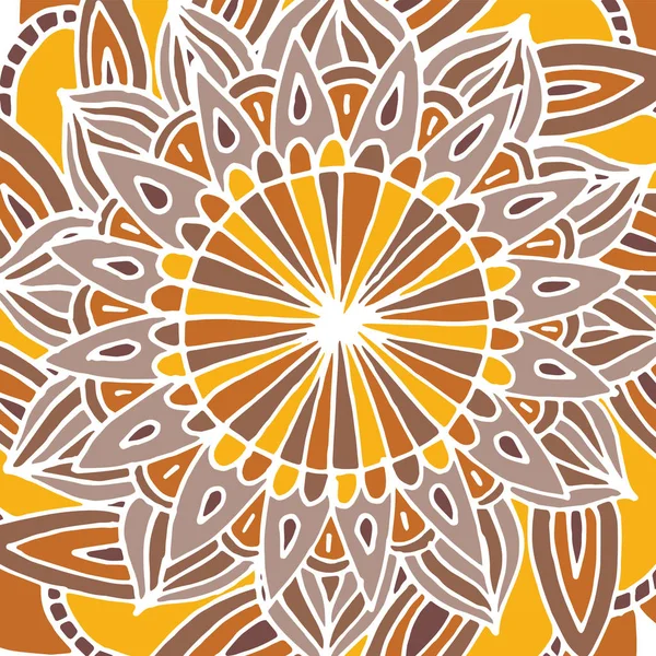 Mandala de Zentangle en vector — Vector de stock