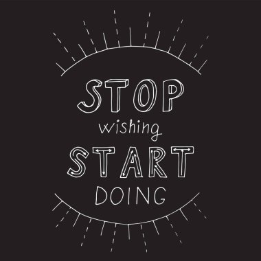 Vektör motivasyonel teklif