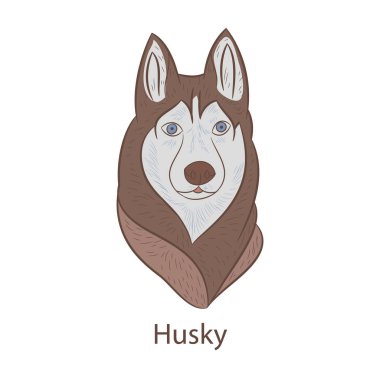 Siberian dış yapraklar portre