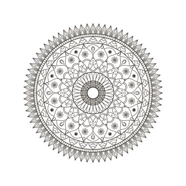 Mandala çiçek tasarım 