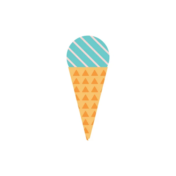 Icono de helado en estilo escandinavo — Archivo Imágenes Vectoriales