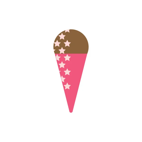 Ice-cream icon in scandinavian style — Stock Vector