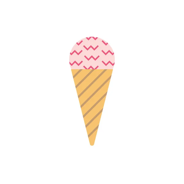 Ícone de sorvete em estilo escandinavo —  Vetores de Stock