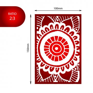 Mandalacard lazer kesim için