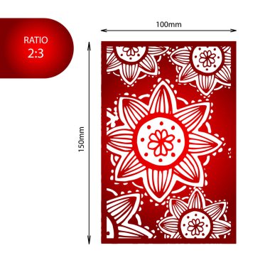 Mandalacard lazer kesim için