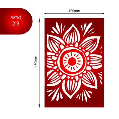 Mandalacard lazer kesim için