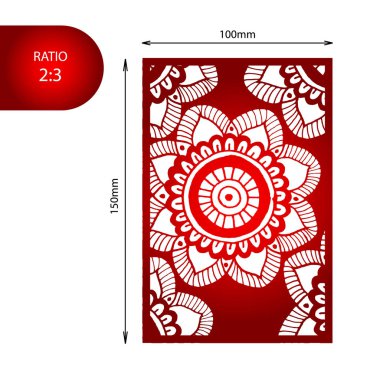 Mandalacard lazer kesim için