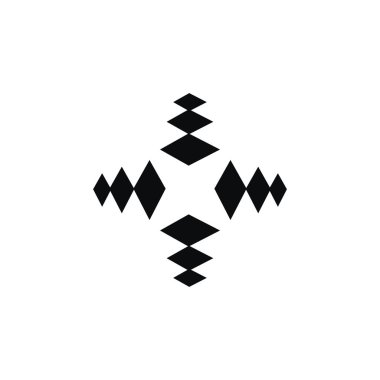 Basit tarzı Aztek desen