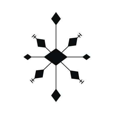 Basit tarzı Aztek desen