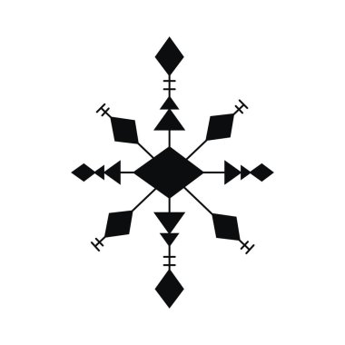 Basit tarzı Aztek desen