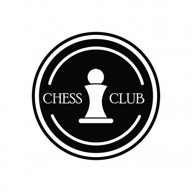 Satranç logo basit tarzı