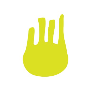 Düz stil simgesinde rezene. 