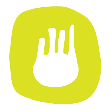 Düz stil simgesinde rezene. 