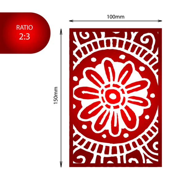 Mandalacard lazer kesim için