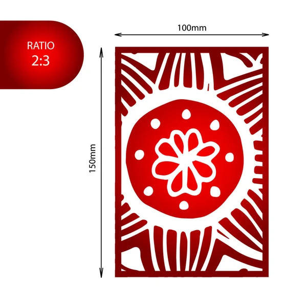 Mandalacard lazer kesim için