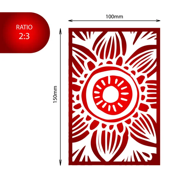 Mandalacard lazer kesim için