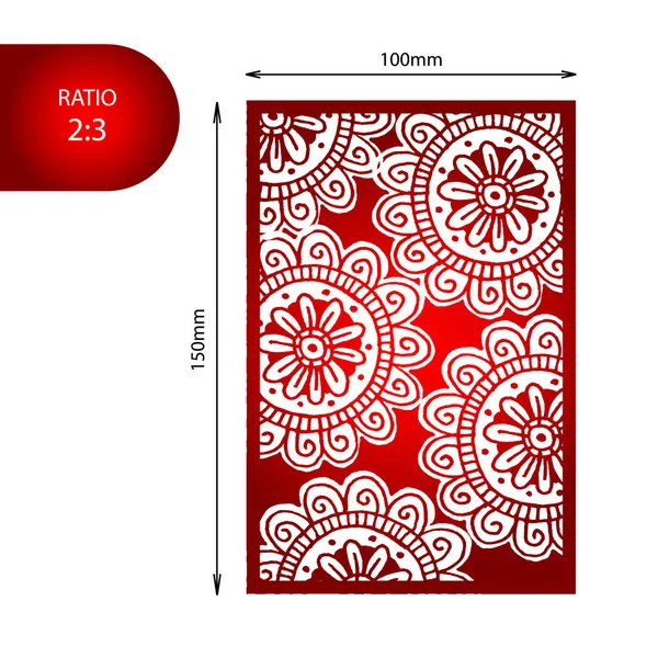 Mandalacard lazer kesim için