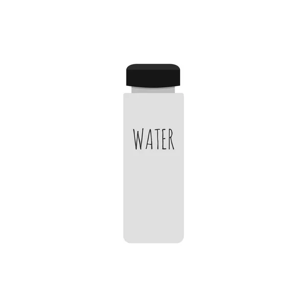 Bottle icon in flat style — Stock Vector