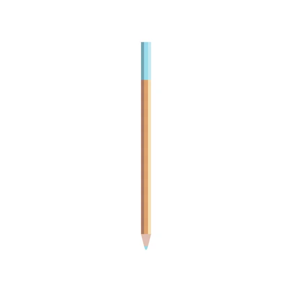 Pencil icon in flat style — Stock Vector