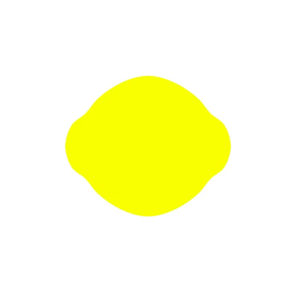 Ícone de limão em estilo plano . — Vetor de Stock