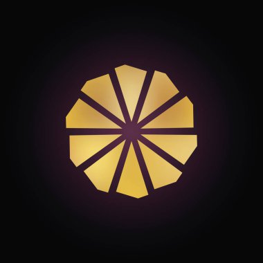 Altın tarzı Arapça logo