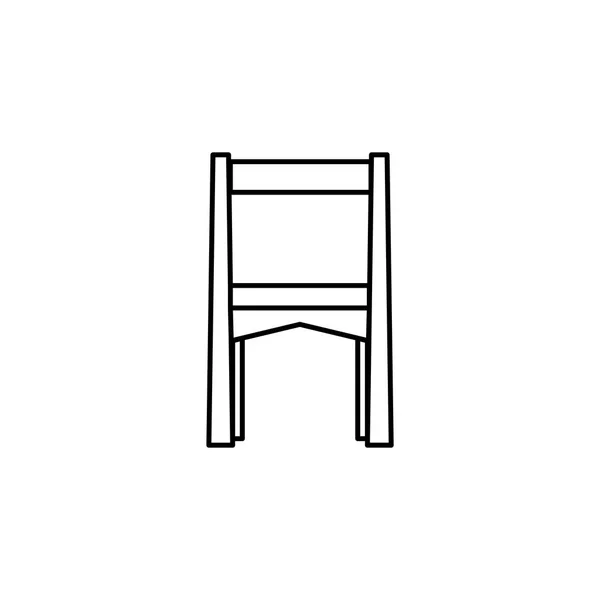 Krzesło w stylu konspektu. — Wektor stockowy