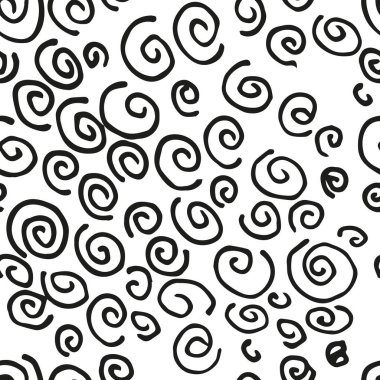 soyut elle çizilmiş desen