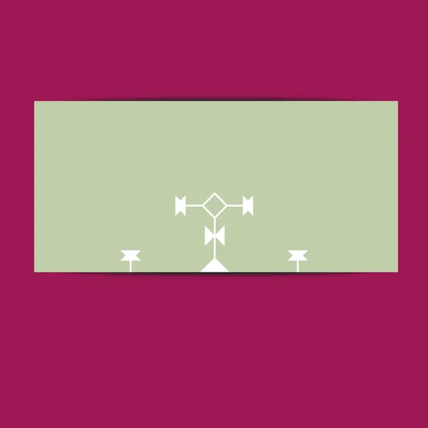 Banner s Aztécký vzor v jednoduchém stylu — Stockový vektor