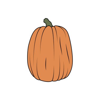 Düz stil kabak simgesini