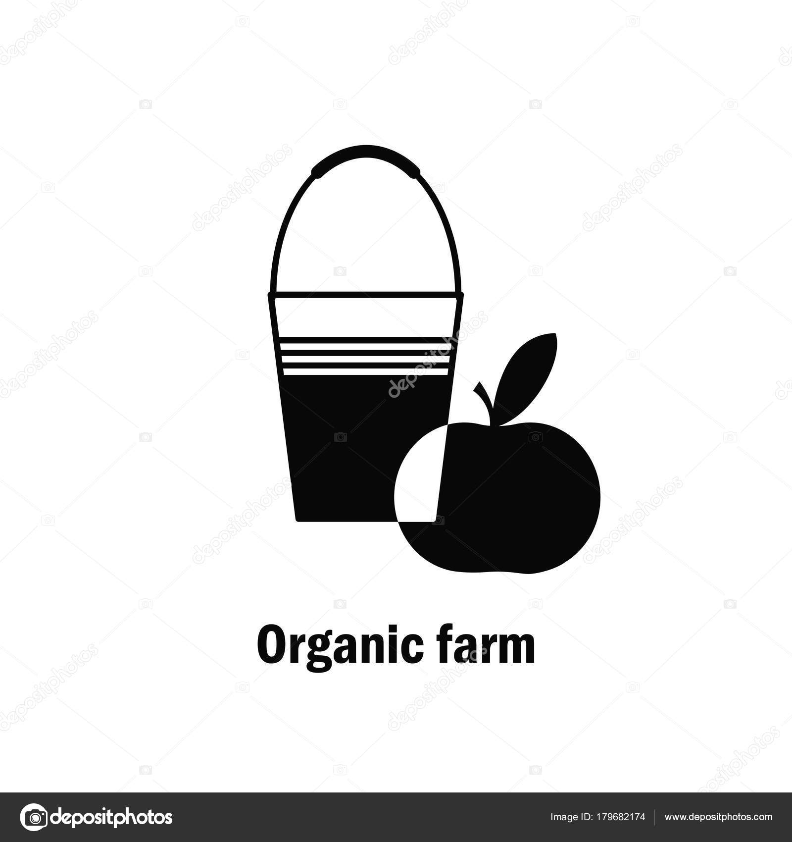 Organic Farm Logo In Simple Style Stock Vector C 0112angel