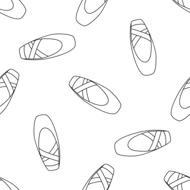 Anahat tarzı noktası ayakkabı seamless modeli