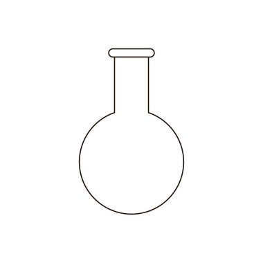 Anahat stili simgesinde kimyasal test tüpü