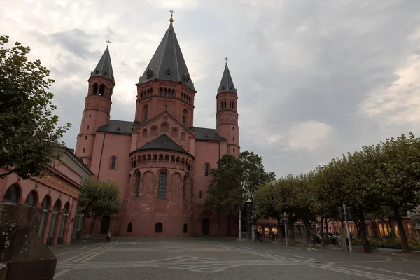 The Mainz Cathedral Kaiserdom High St. Martin's Cathedral — Stock Photo, Image