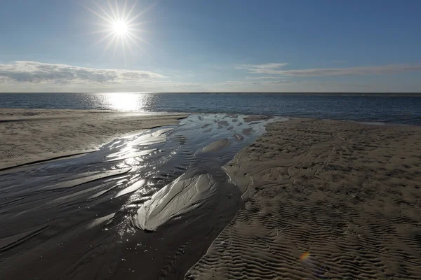 El Wattenmeer en Schleswig Holstein — Foto de Stock