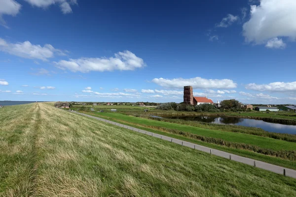 La vieille église de Pellworm dans le Schleswig Hollstein — Photo