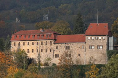 Thüringen 'deki Creuzburg kalesi.