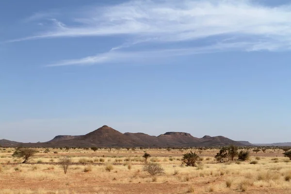 O deserto do Saara no Sudão em África — Fotografia de Stock