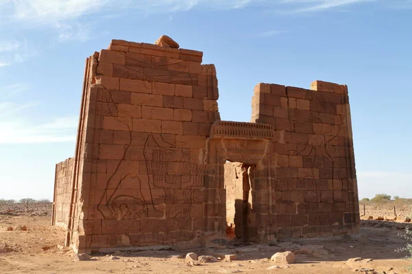 Il Tempio di Naga nel Sahara del Sudan — Foto Stock