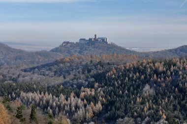 Wartburg Castle yakınındaki Eisenach Almanya